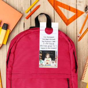 Aviso De Porta Bênção da Maçã das Mochilas para o Professor