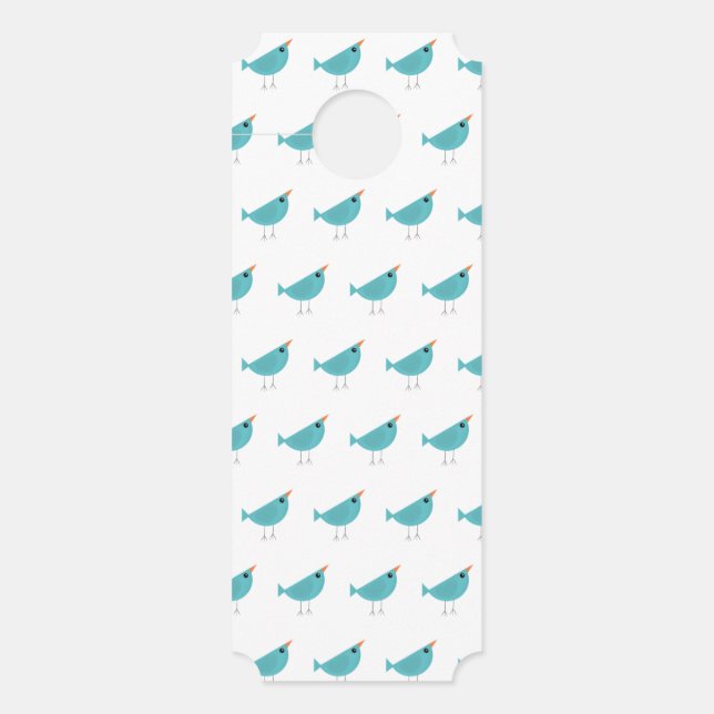 Aviso De Porta Birdy (Frente)