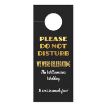 Boas-vindas Não Incomodar Dourado Branco Negro