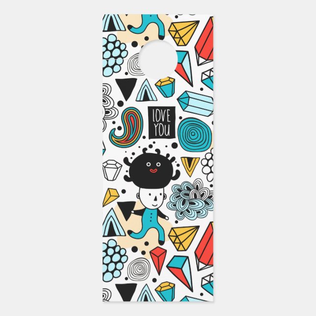 Aviso De Porta Cabeça louca (Frente)