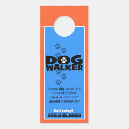 Aviso De Porta Cachorro Walker Promocional