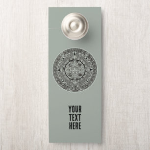 Aviso De Porta Calendário maia 1 do Aztec Sun Stone do México