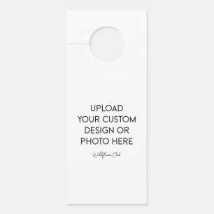 Aviso De Porta Cartão de Porta Personalizado