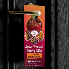 Aviso De Porta Compro de padaria profissional Doces tratamentos p