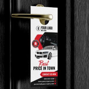 Aviso De Porta Concessionária de Carros Atraente Aluguel de Carro