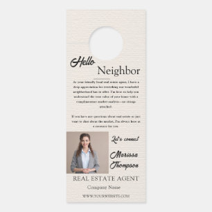 Aviso De Porta Convite de Casa Aberta Imobiliário Agricultura Por