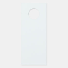 Aviso De Porta Cor Sólido Branco do fosco | Clássico | Elegante