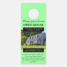 Aviso De Porta Criação de Imóveis em Casa Aberta