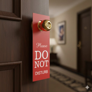 Aviso De Porta Crie O Seu Próprio Não Incomodar O Perigo Da Porta