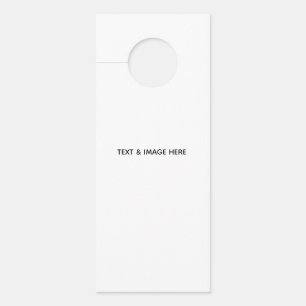 Aviso De Porta Crie seu próprio branco