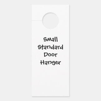 Aviso De Porta Crie Seu Próprio Conjunto Pequeno de 6 Doorhangers