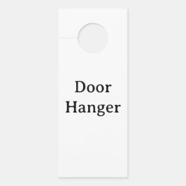 Aviso De Porta Crie seu próprio padrão pequeno personalizado simp