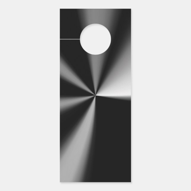 Aviso De Porta Crie seu próprio personalizado (Frente)