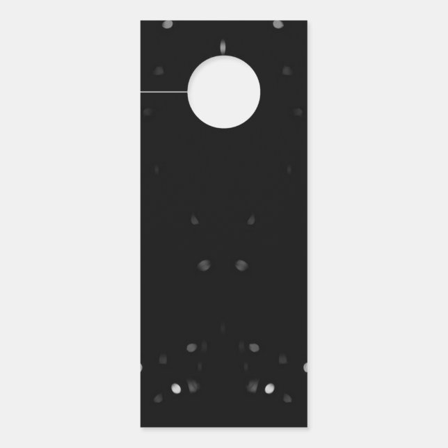 Aviso De Porta Crie seu próprio personalizado (Frente)