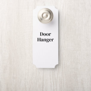 Aviso De Porta Crie seu próprio premium 3,5" x 8,5"