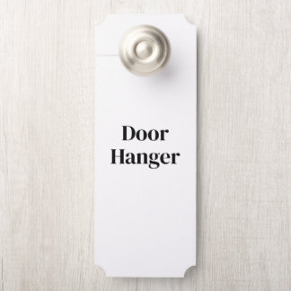 Aviso De Porta Crie seu próprio Premium | 4,25" x 11" Grande