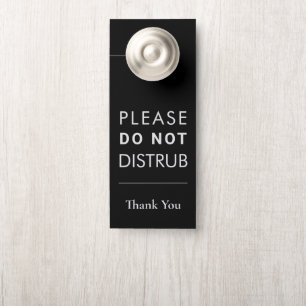 Aviso De Porta Crie seu próprio sinal de não perturbe para porta 