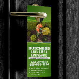 Aviso De Porta Cuidados de Direito Modernos e Paisagismo