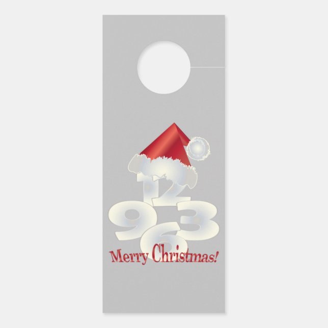 Aviso De Porta Dia de Natal (Verso)