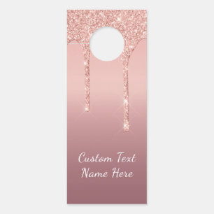 Aviso De Porta Dissipador de Porta de Texto Personalizado com Gli