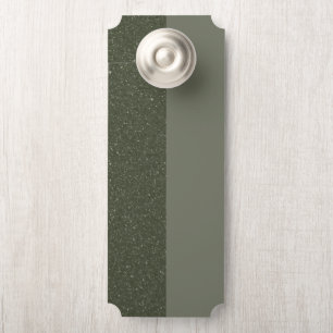Aviso De Porta Dissipador de porta verde de dois tons personalizá