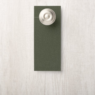 Aviso De Porta Dissipador de Porta Verde de Moss Texturizado - Pe