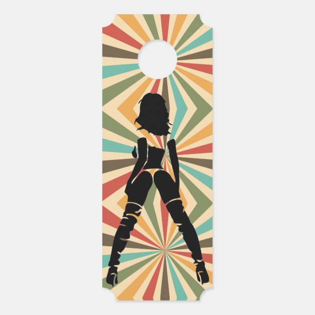Aviso De Porta Disturb Hotel Room Door Hanger (Frente)