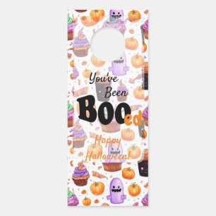 Aviso De Porta Doces de Halloween Você Foi Booed