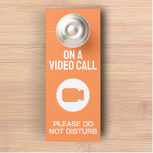 Aviso De Porta Door Hanger Moderno Personalizado Em Uma Chamada D