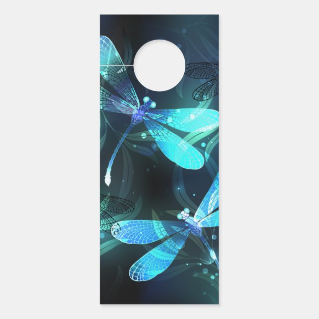 Aviso De Porta Dragonflies de lago (Frente)