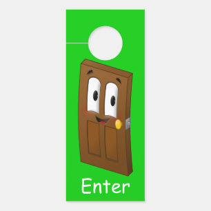 Aviso De Porta "Enter/Stop"