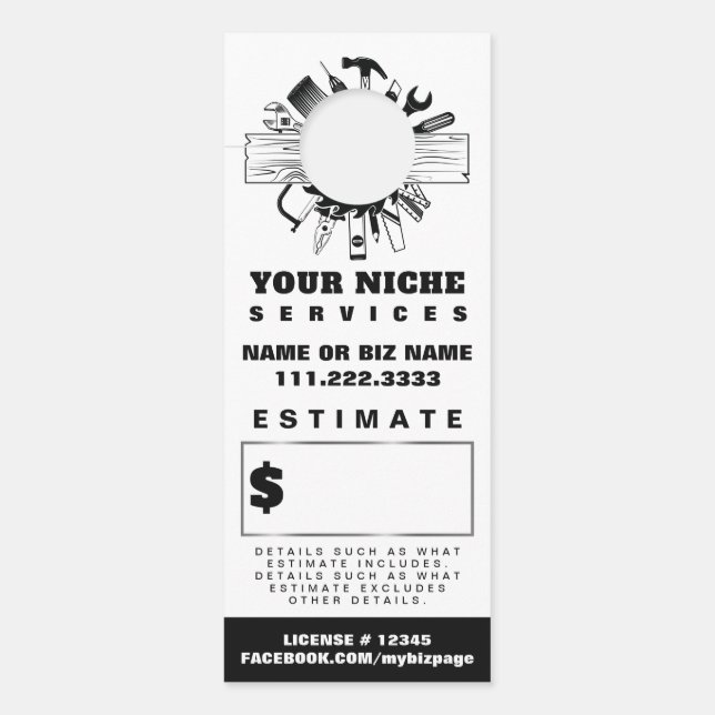 Aviso De Porta *~* Estimativa de Cotações do Carpenter QR Wood To (Frente)