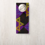 Aviso De Porta Estrela Feliz de Chanucá de SlipperyJoe de David m<br><div class="desc">Estrela Feliz de Chanucá de SlipperyJoe da Celebração Artística de David menorah Dreidel Velas judaicas Hebraico Chanukah dava decorações religião judaísmo cultura religiosa práticas religiosas tradições simbólicas design de profundidade de contraste simetria</div>