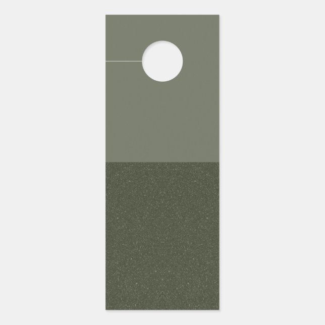 Aviso De Porta Etiqueta Verde da Porta do Motoso de Dois Tom - Di (Frente)