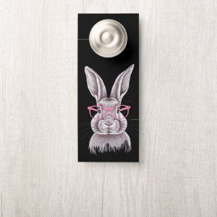 Aviso De Porta Família Engraçada Cute Oferece Páscoa