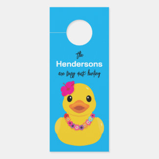 Aviso De Porta Férias de Cruzeiro Caça ao Pato Personalizado Hava