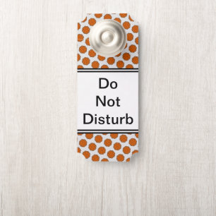 Aviso De Porta Flower Laranja Fbon por Kenneth Yoncich