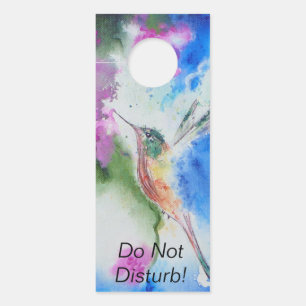 Aviso De Porta Gangues de Portas de Casamento de Jardim Hummingbi