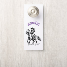 Aviso De Porta Garota-Vaca