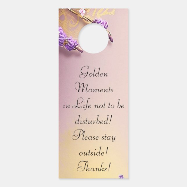 Aviso De Porta Golden Moments Doorhanger Schmidt Stationery (Frente)