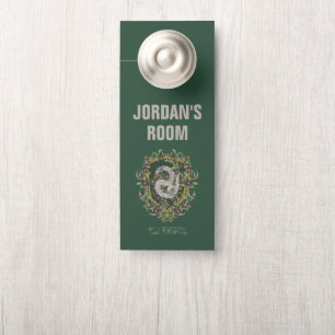 Aviso De Porta HARRY POTTER™   Brasão SLYTHERIN™