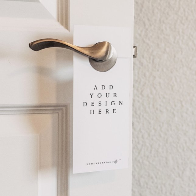 Aviso De Porta Hotel Door Hanger (Criador carregado)