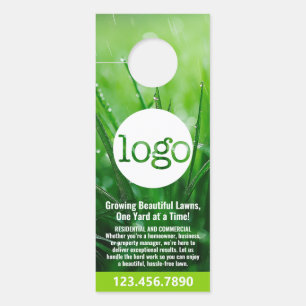 Aviso De Porta Lâmina de manutenção, irrigação, logotipo de areja
