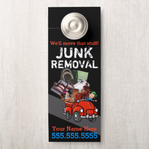 Aviso De Porta Lixo Removido Lixo Recolhendo Pickup 2