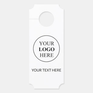 Aviso De Porta Logotipo de Promocional personalizado - Sem pedido