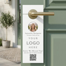 Logotipo Mínimo de Corretor de Imóveis Desculpe-no