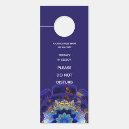 Aviso De Porta Mandala Metafísico do Céu Peyote Marinho