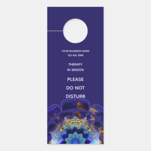 Aviso De Porta Mandala Metafísico do Céu Peyote Marinho