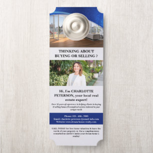 Aviso De Porta Marketing de Imobiliária ou Corretor de Imóveis