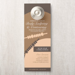 Aviso De Porta Modelagem Corporal Massagem de Escultura Corporal